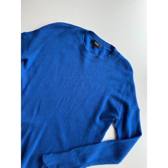 THEORY Karenia L Royal Blue 100% Cashmere Knit Oversized Sweater, Size P/S - Picture 7 of 16